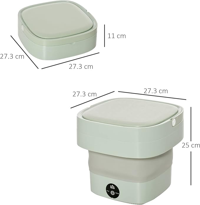 Smart Foldable Washing Machine – Wash Clothes Anywhere, Anytime