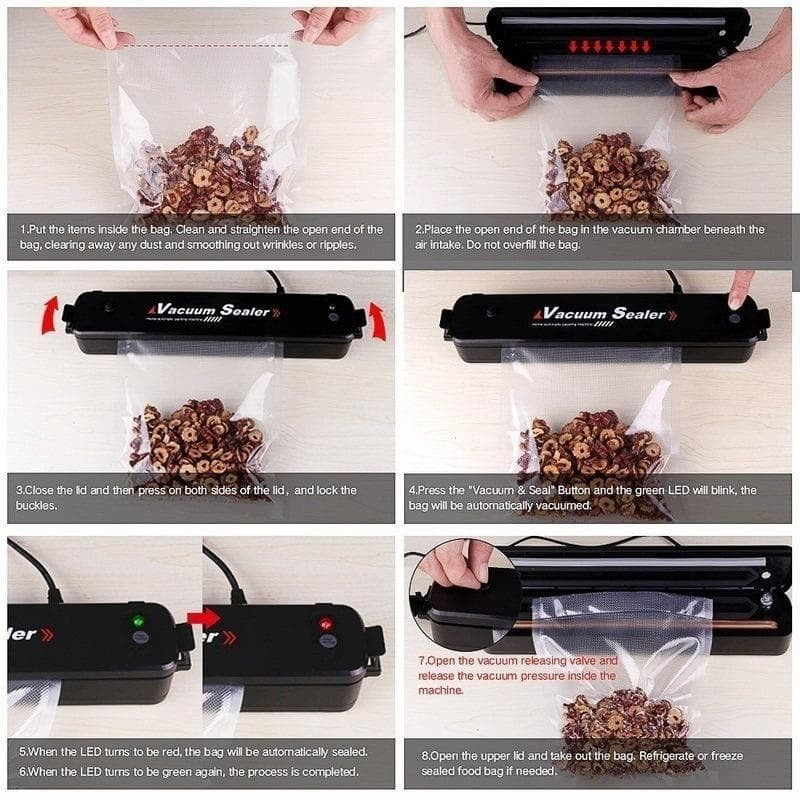 Smart Vacuum Sealer Machine – Keep Your Food Fresh 5x Longer