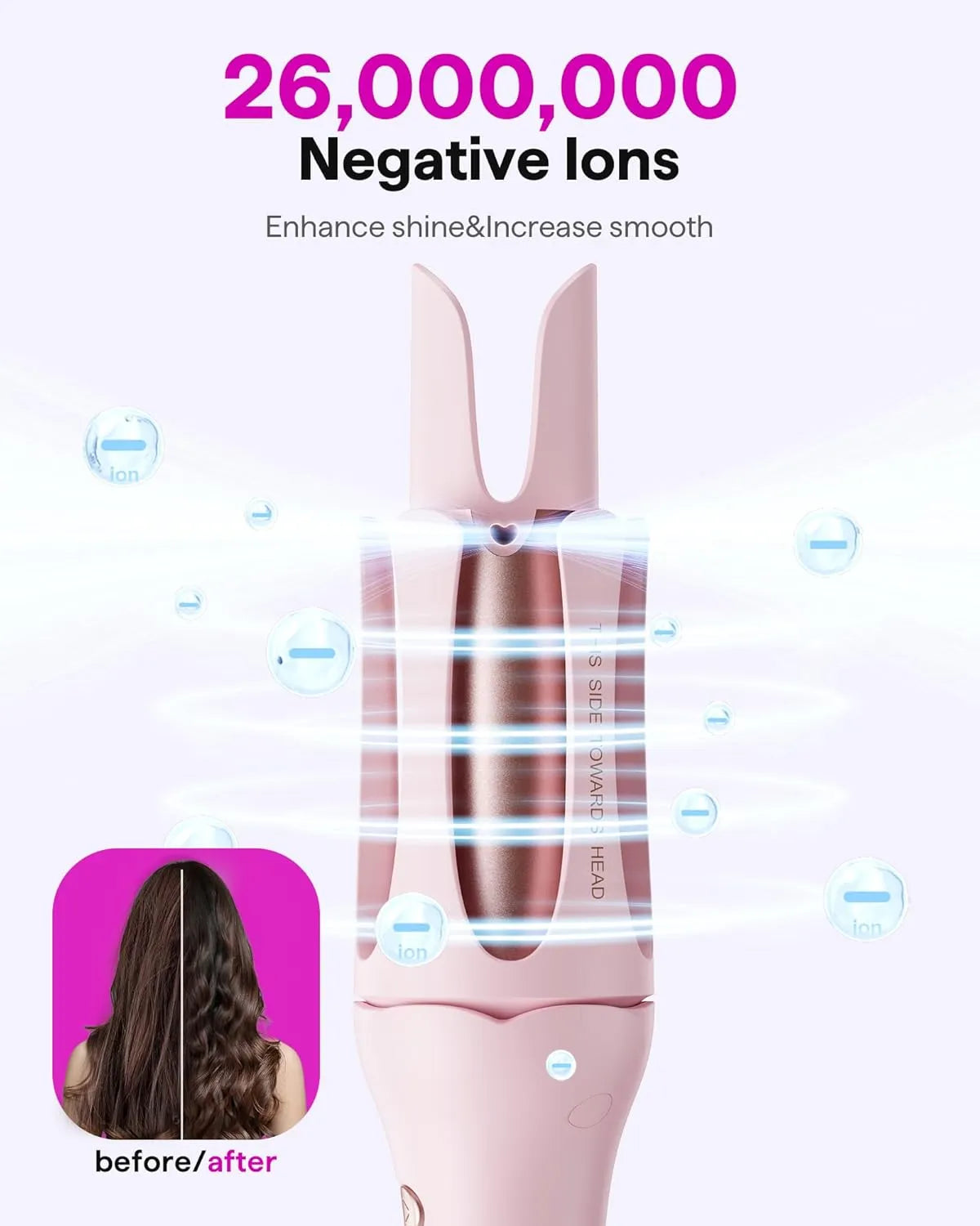 Smart Automatic Curling Iron – Perfect Curls in Seconds Without Effort