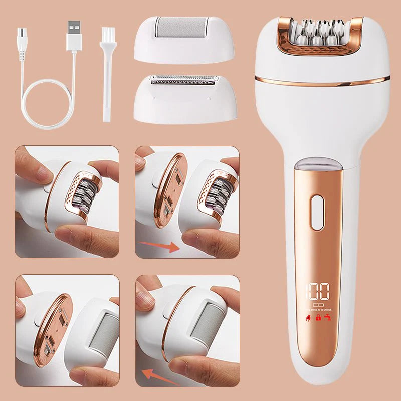 DALING 3-in-1 Grooming Kit – All-in-One Hair Removal & Styling Tool
