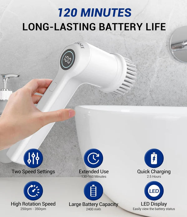 Smart Electric Cleaning Brush – The Ultimate Home Cleaning Tool
