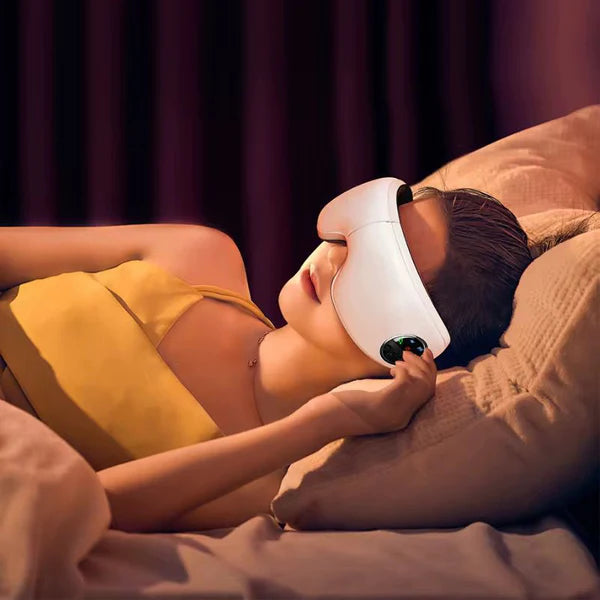 👁️ Portable Eye Massager – Soothe Tired Eyes, Improve Sleep & Look Fresh