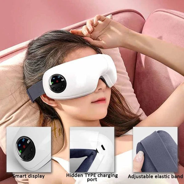 👁️ Portable Eye Massager – Soothe Tired Eyes, Improve Sleep & Look Fresh