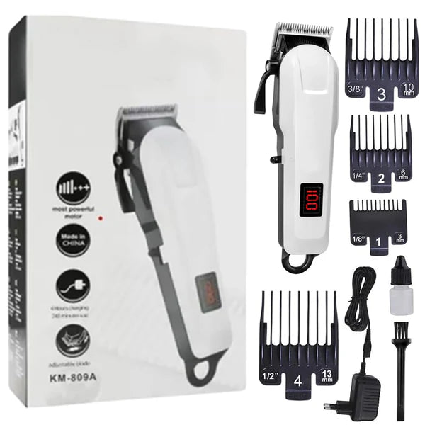 Professional Cordless Hair Clipper – Trim, Style & Shine Anywhere!
